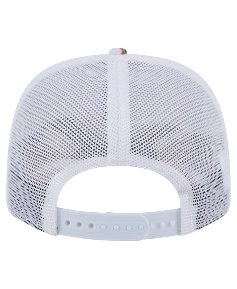 Men's White San Francisco 49ers Adventure Flamingo Pattern 9SEVENTY Stretch-Snap Hat