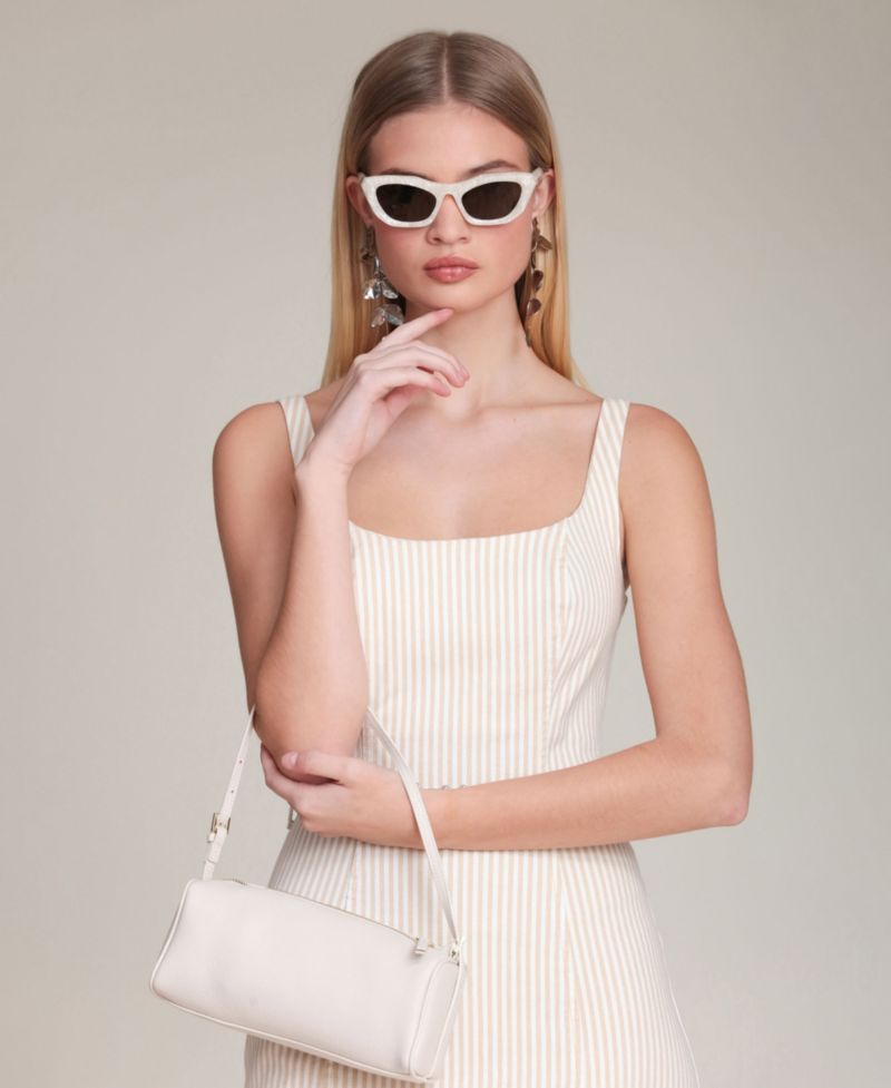 Women's Square Neck Stripe Mini Dress
