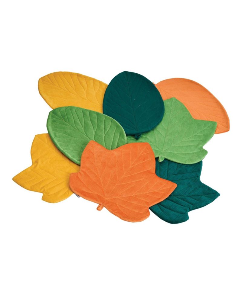 Jumbo Sensory Leaves Crinkle Set (14"L x 12"W), 8-Piece Set