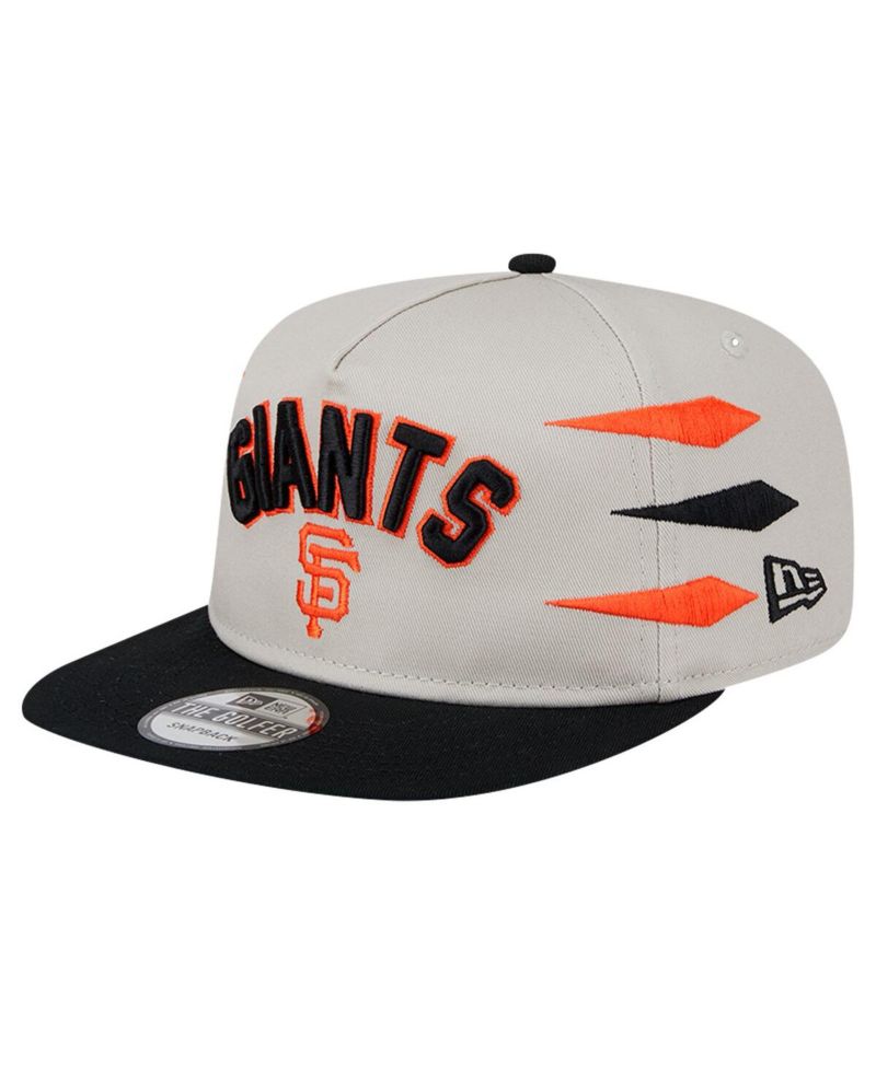 Men's Cream San Francisco Giants Iron Golfer Snapback Hat