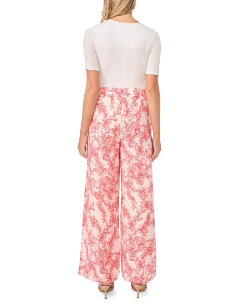 Women's Blend Smocked Waist Wide-Leg Pants