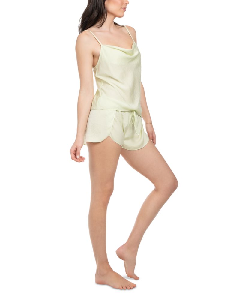 Women's 2-Piece Cosmica Satin Cami Tap Set