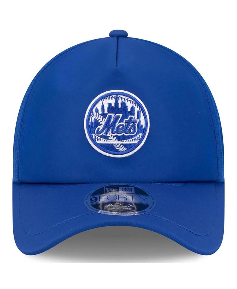 Men's Royal New York Mets 2026 Batting Practice Alternate Apex 9FORTY Adjustable Hat