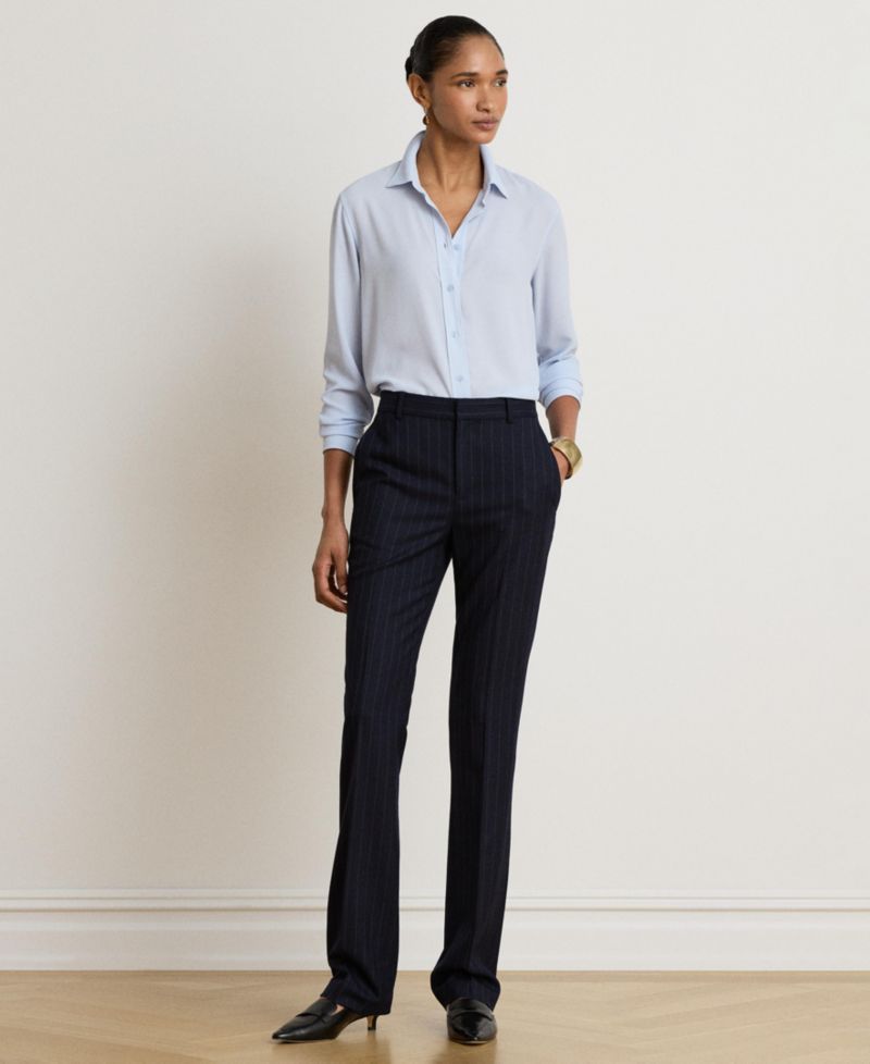 Women's Long-Sleeve Collared Shirt
