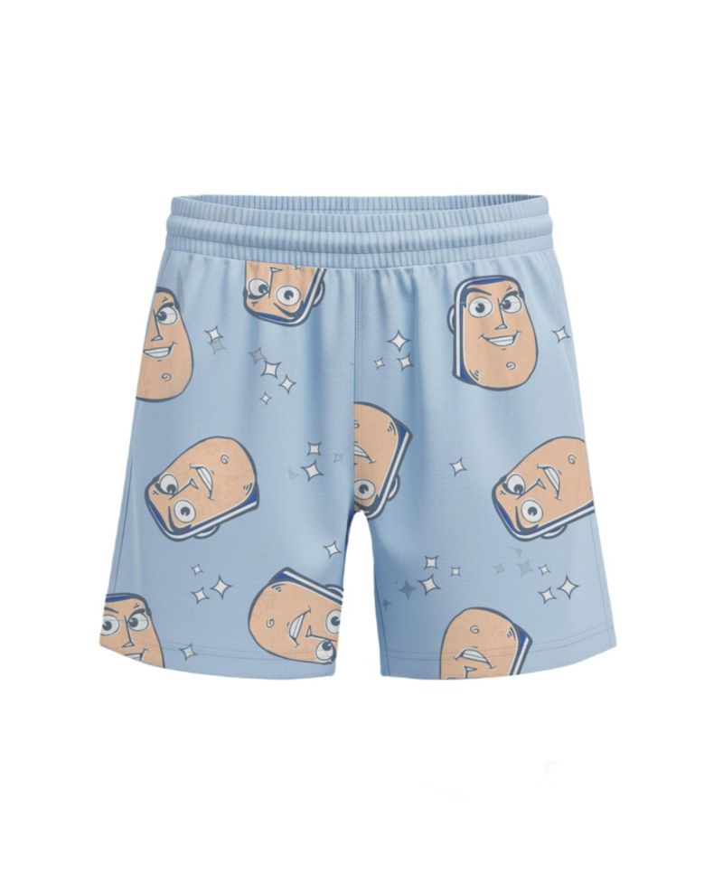 Boys' 2T-7 Buzz Lightyear Graphic T-Shirt, Sweatshirt and Shorts, 3-Piece Set