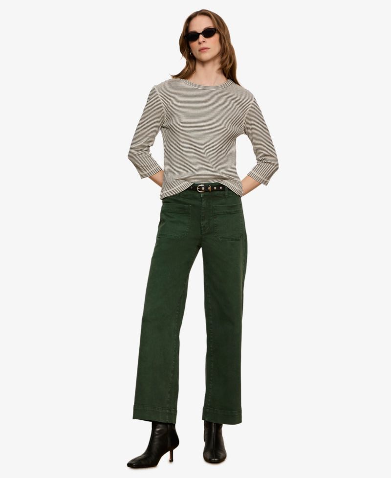 Petite Chelsea Wide-Leg Jeans