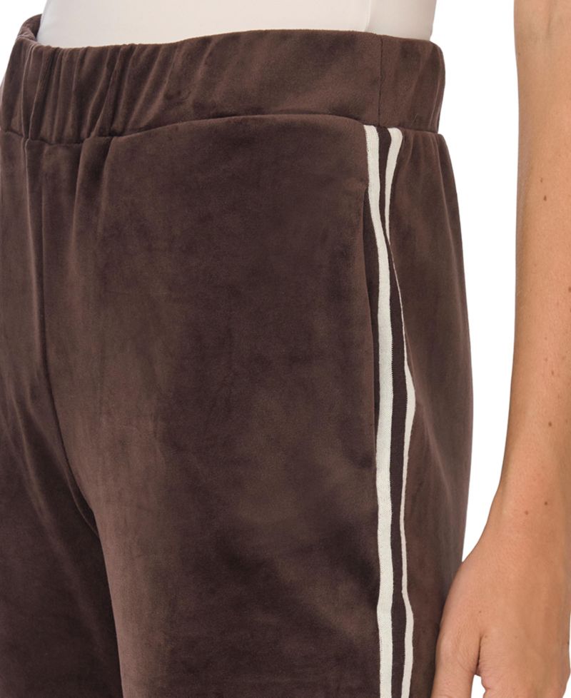 Women's Pull-On Wide-Leg Velvet Pants