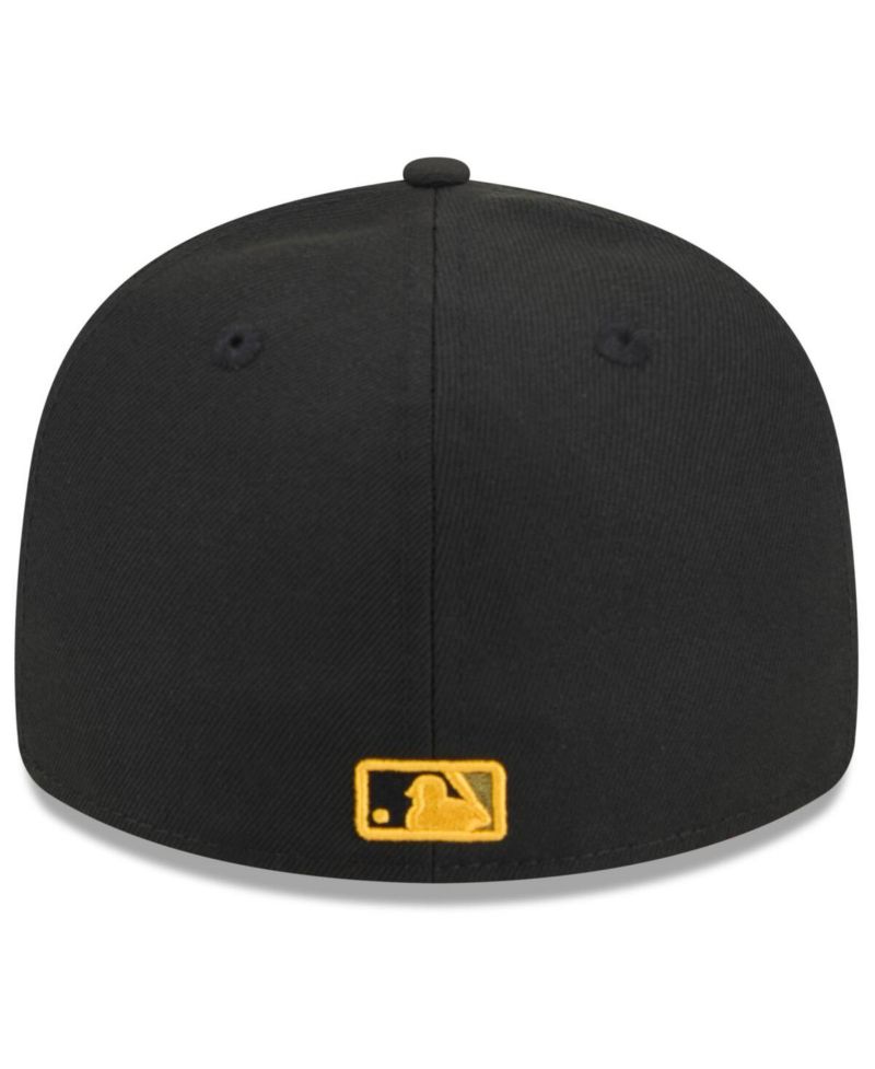 Men's Black Cleveland Guardians 2024 Armed Forces Day Low Profile 59FIFTY Fitted Hat