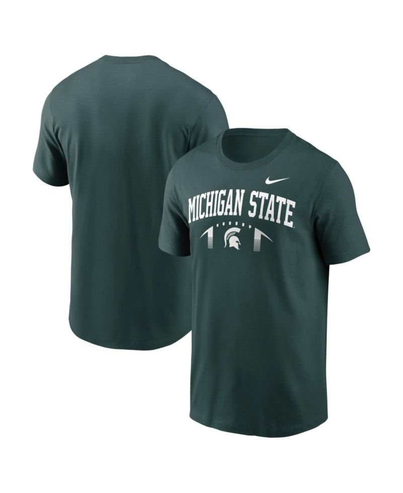 Men's Green Michigan State Spartans Primetime Football Icon T-Shirt