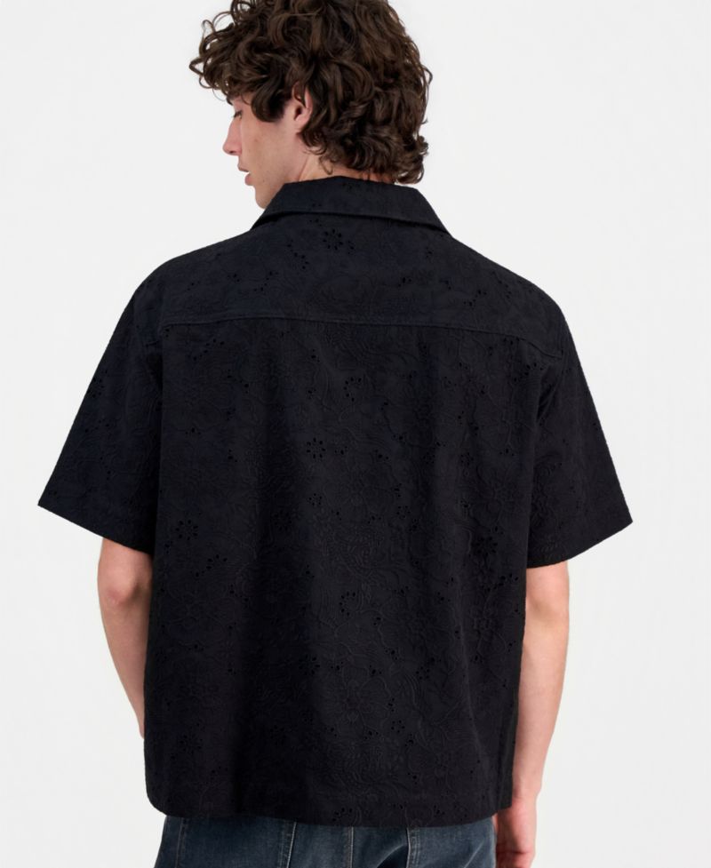 Men's Espino Embroidered Short-Sleeve Shirt