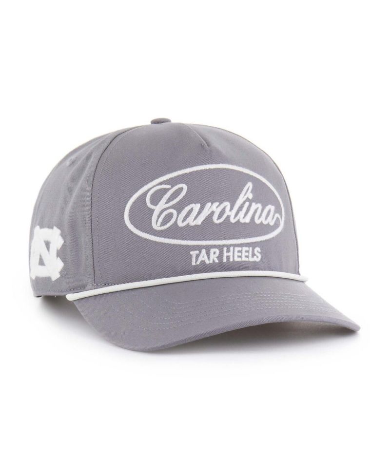 Men's Gray North Carolina Tar Heels Contemporary Basics Foundational Rope Hitch Adjustable Hat