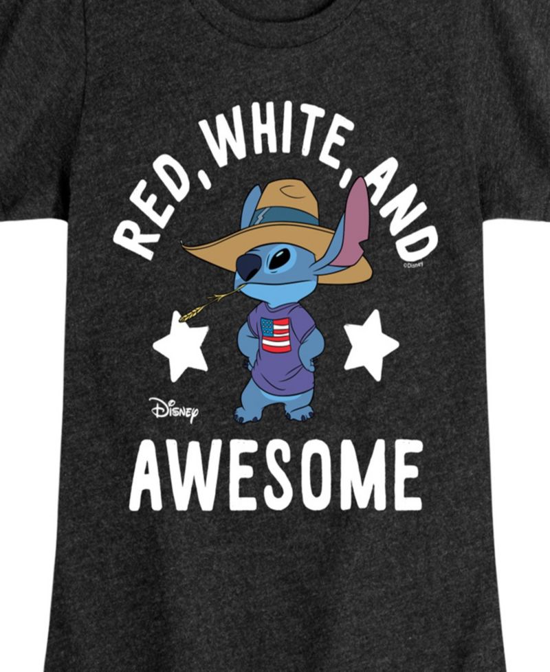 Big Girls Lilo Stitch Awesome Graphic T-Shirt