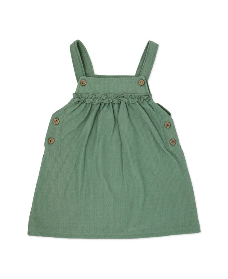 Baby Girls' Fall Sprigs Print Jumper, Bodysuit and Headband, 3-Piece Set