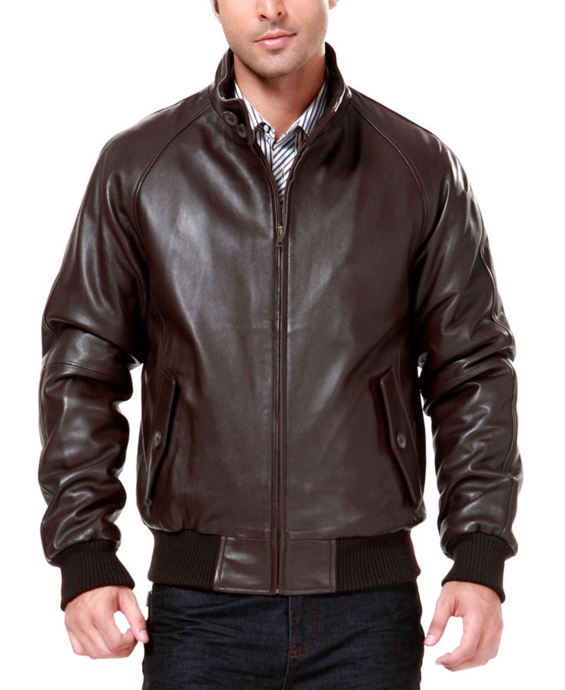 Men's WWII Leather Bomber Jacket