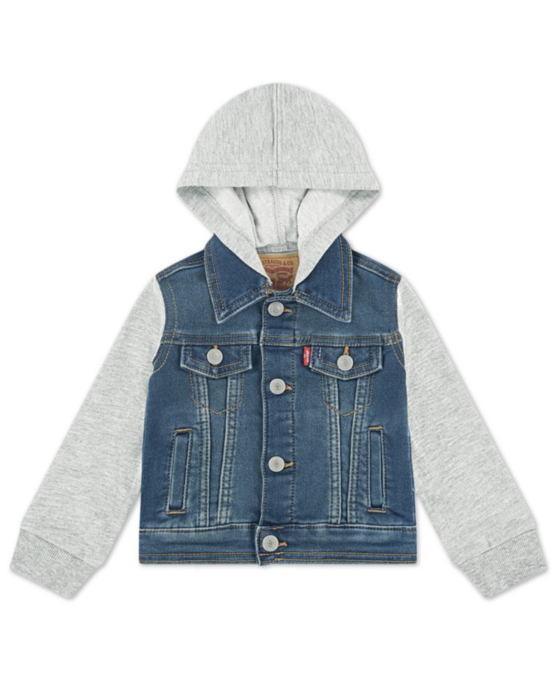 Baby Boys' Hooded Trucker Jacket