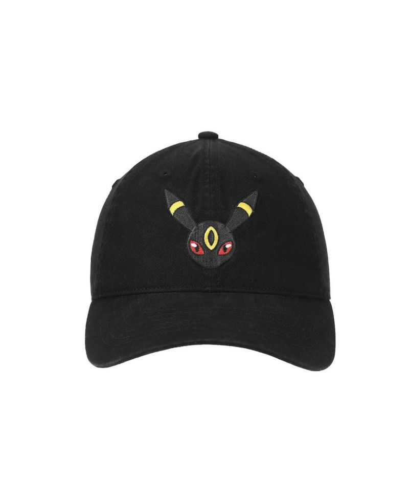 Men's Umbreon Face Black Unstructured Baseball Cap