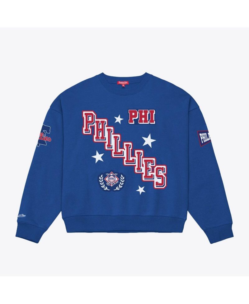 Women's Royal Philadelphia Phillies Pep Rally Sweatshirt