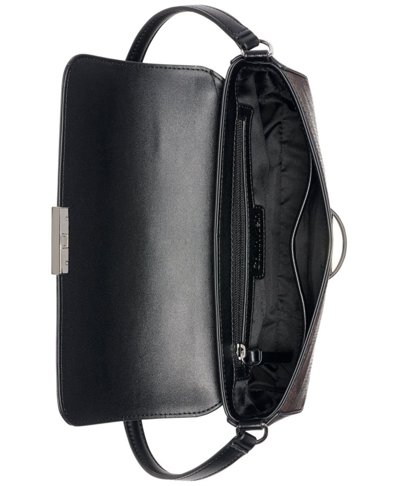 Ingrid Snakeskin Faux Leather Small Shoulder Handbag
