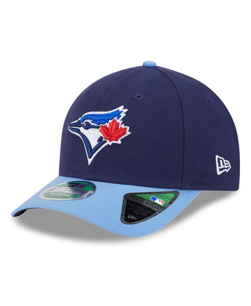 Men's Navy/Powder Blue Toronto Blue Jays Player Replica 9FORTY Adjustable Hat