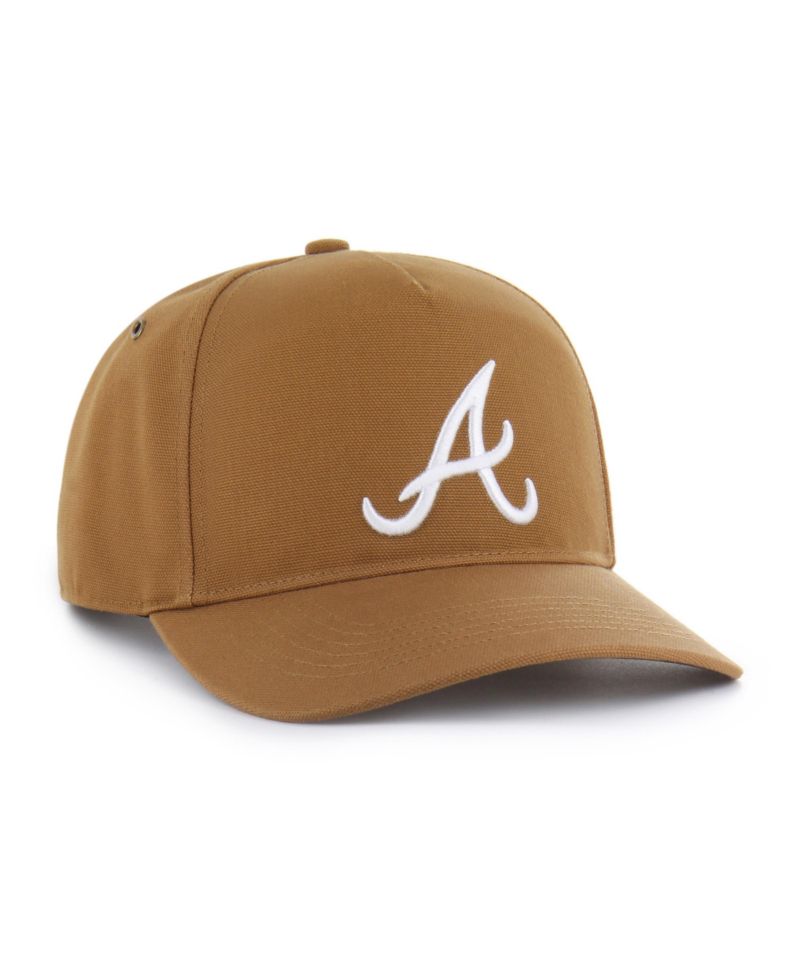 Carhartt X Men's Brown Atlanta Braves Hitch Adjustable Hat