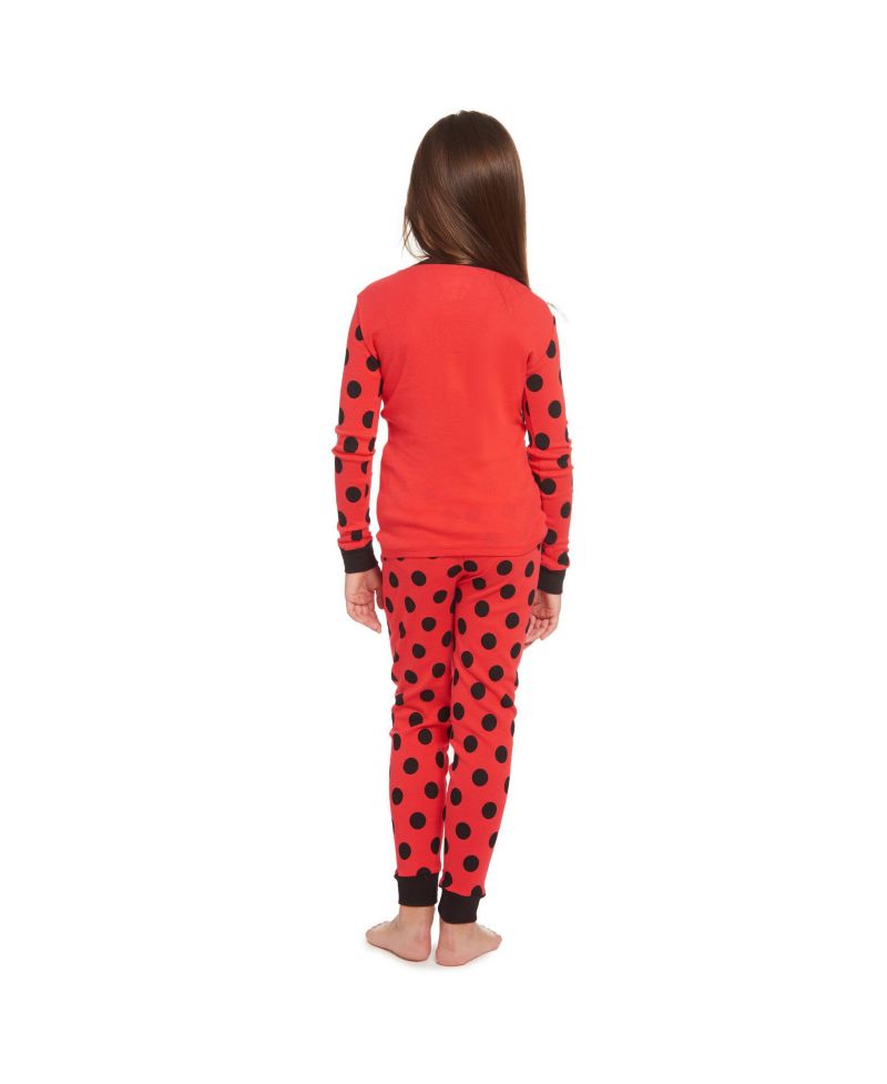 Girl's Pullover Pajama Shirt and Pants Sleep Set