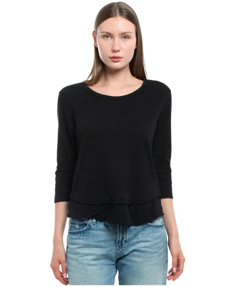 Women's Sleeve Mock Layer Tee