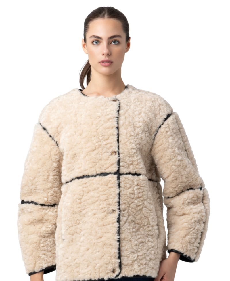 Women's Frame Focus Insulated Faux Fur Short Jacket