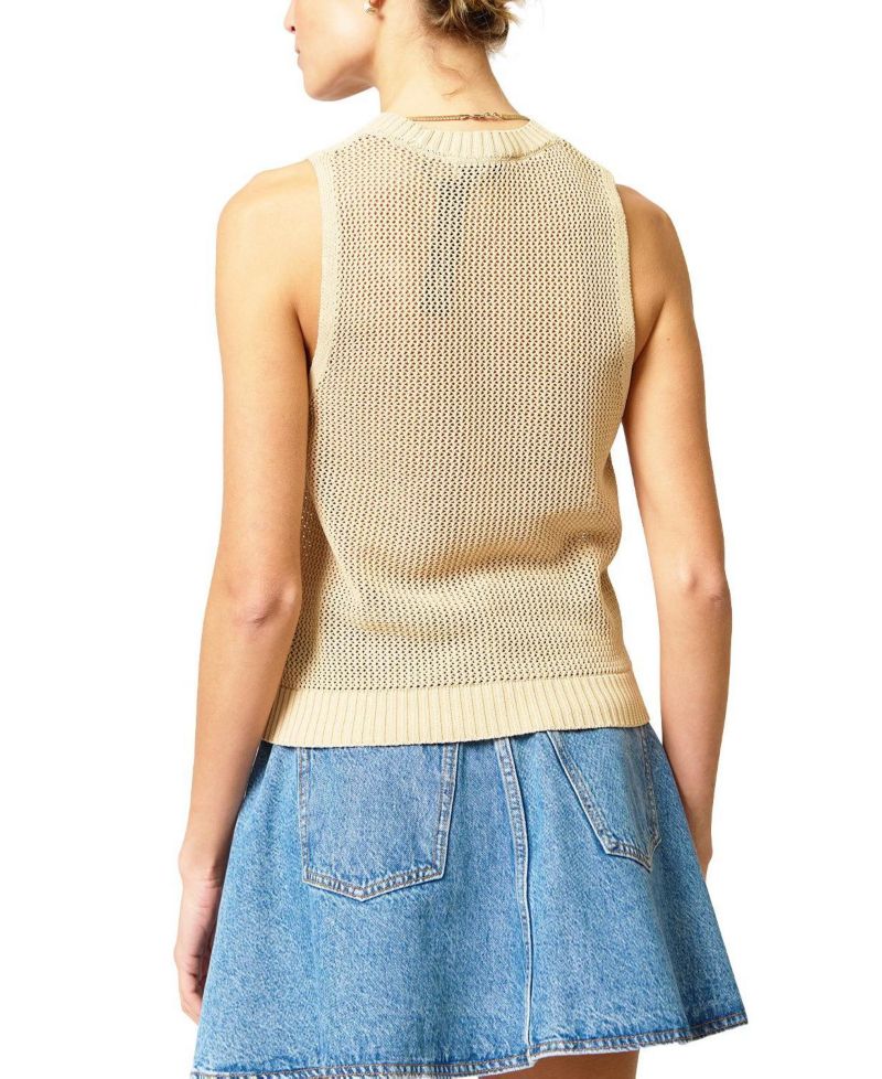 Women's Eden Palm Tree Mesh Shell