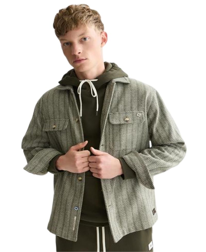 Men's Jacquard Relaxed-Fit Shirt