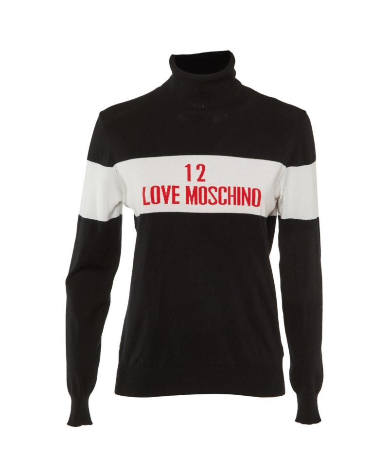 Women's Logo Knit Turtle Neck Sweater
