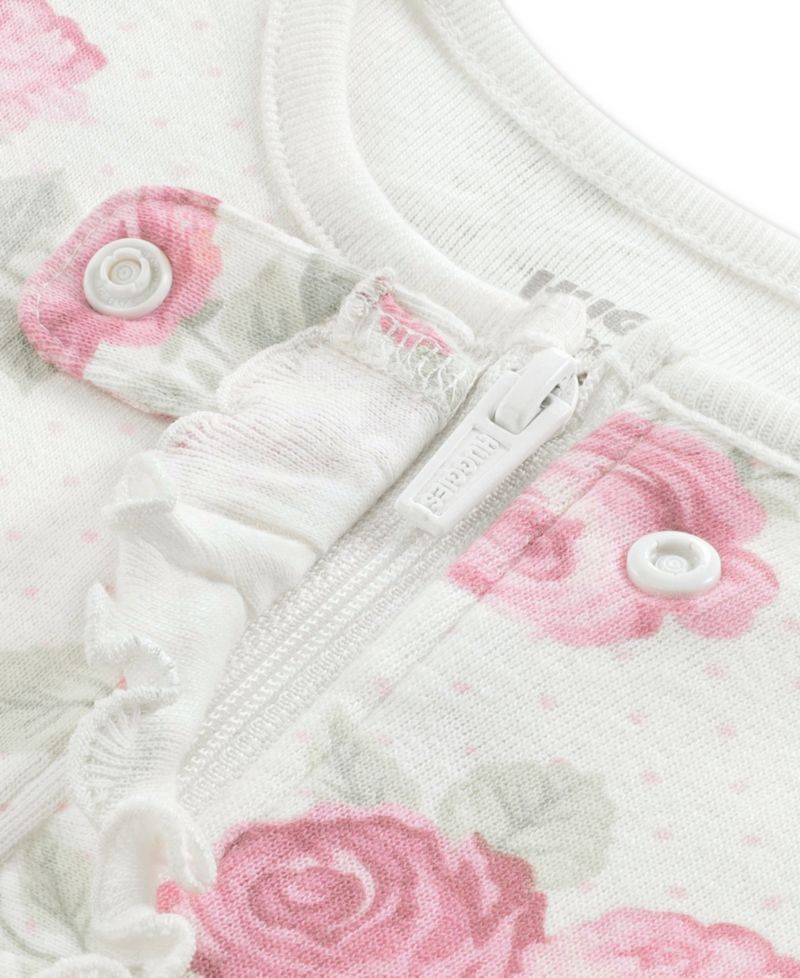 Baby Girls' Babywear Long-Sleeve Footed Coverall
