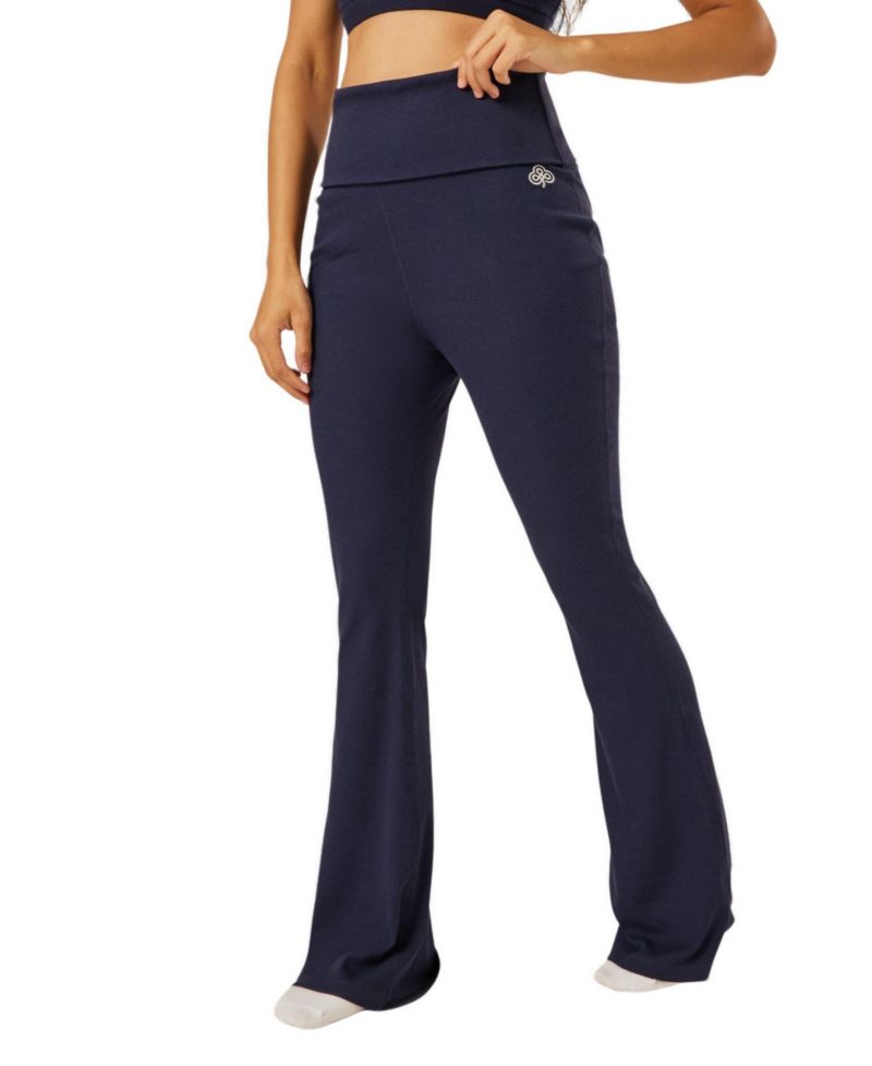 Women's Essential Everyday Foldover Flared Pants