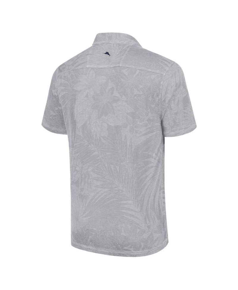 Men's Gray Detroit Lions Sport Santiago Paradise Polo