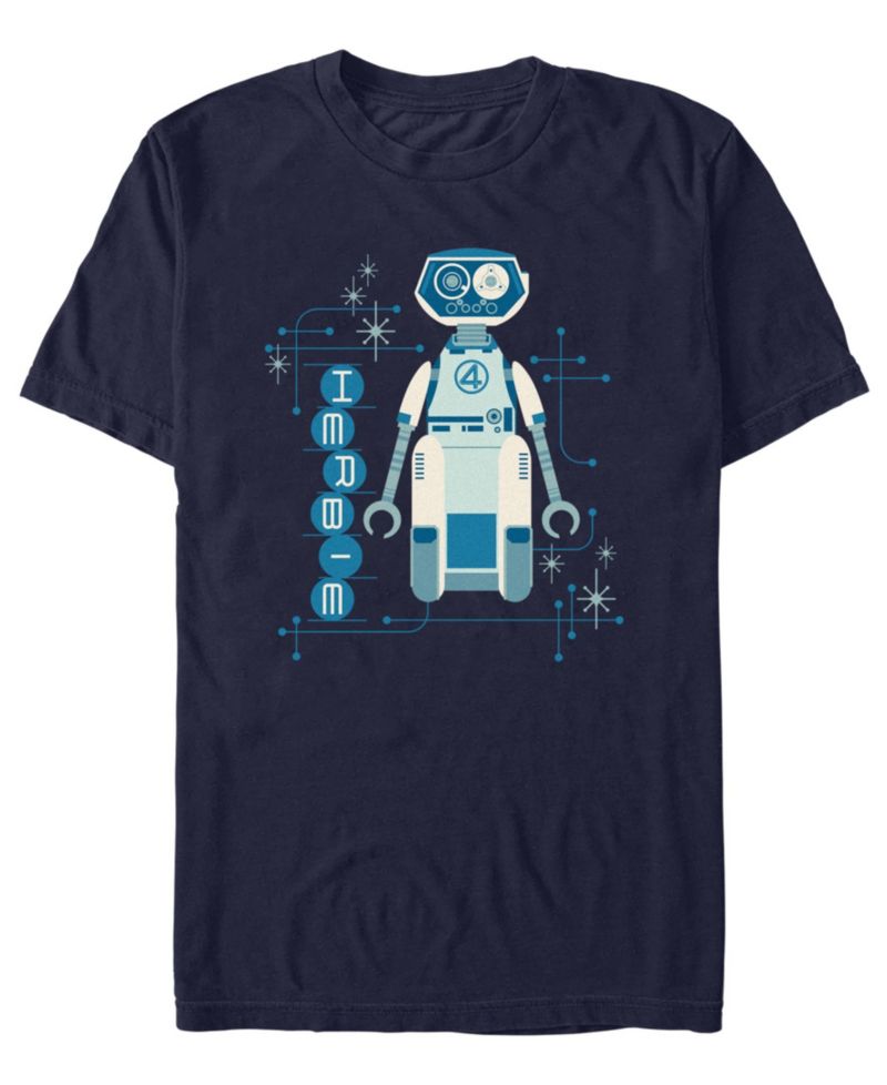 Men's Fantastic 4 First Steps Herbie Robot T-Shirt