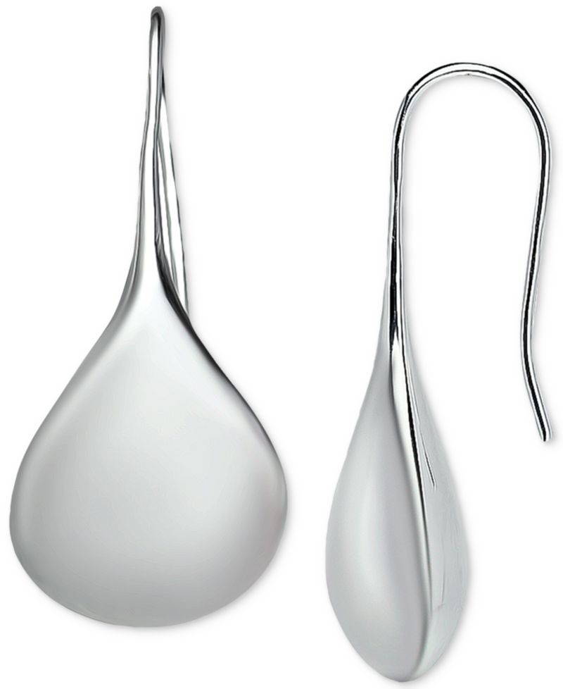Polished Teardrop Drop Earrings