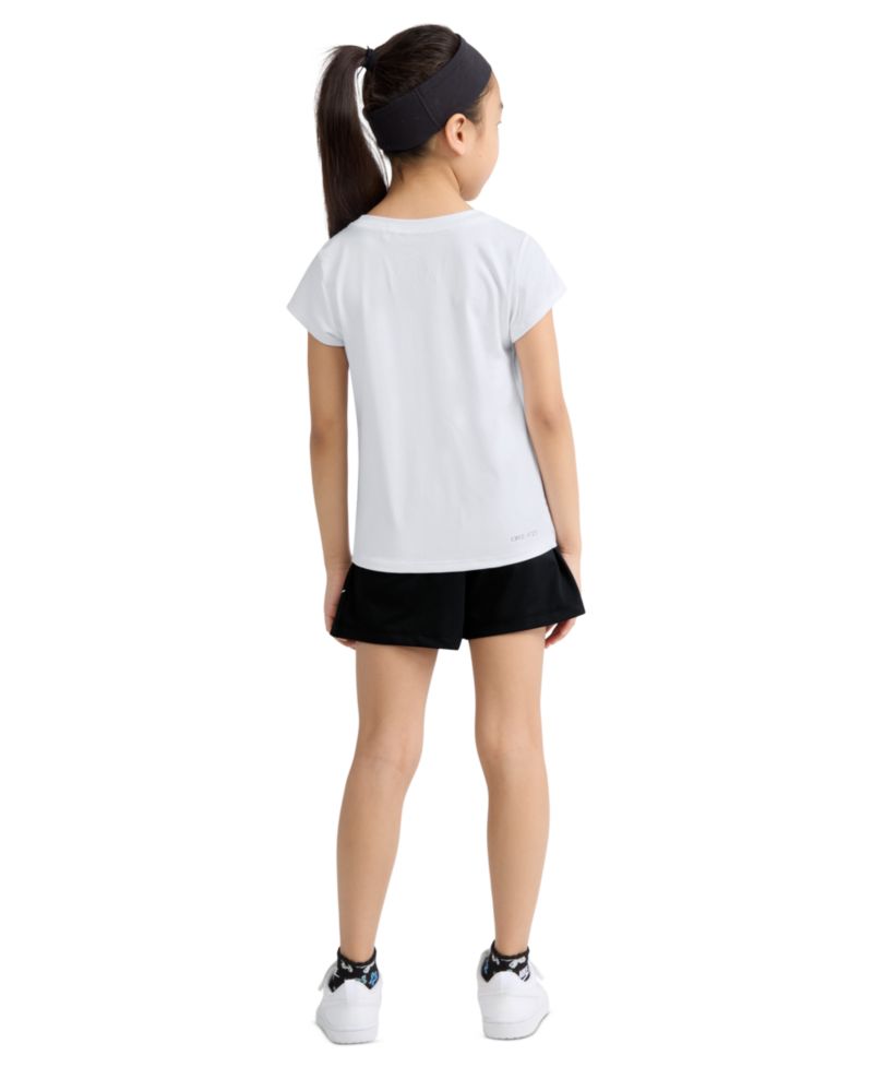 Girls' 2T-6X All Day Play Short-Sleeve T-Shirt and Skort, 2-Piece Set