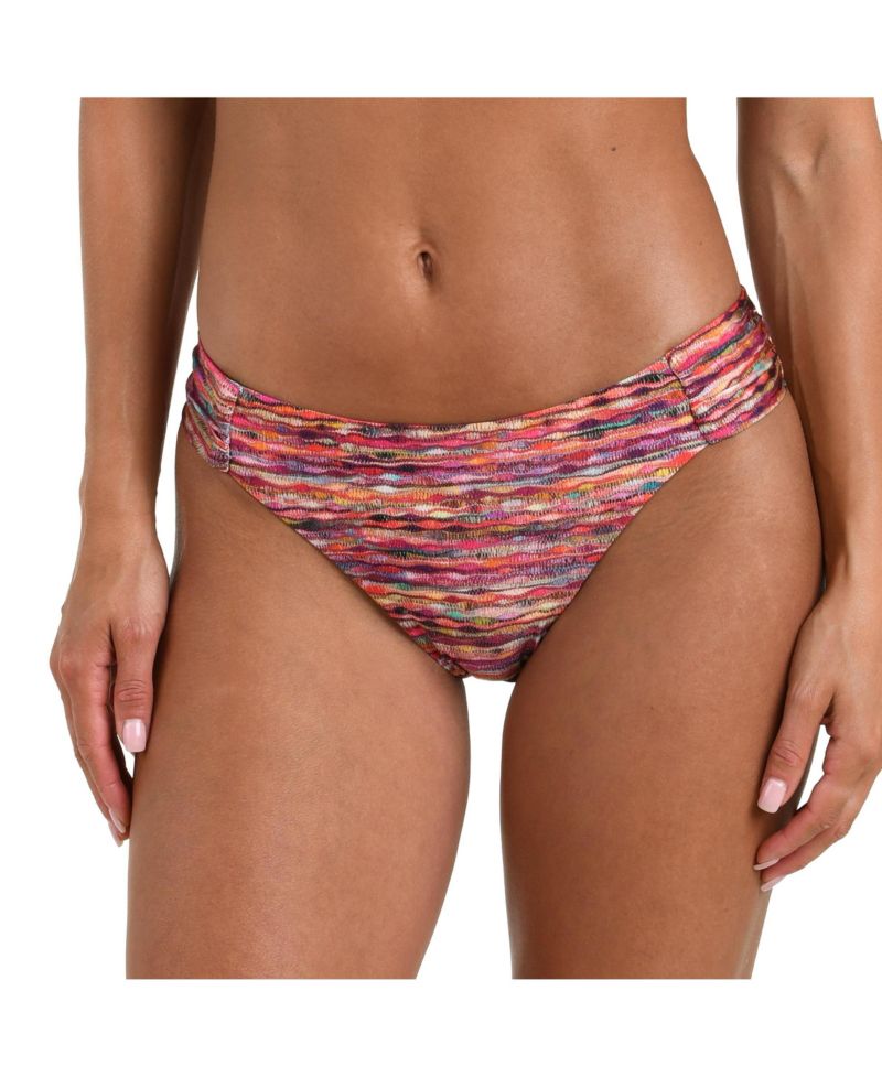 Women's Shimmer Ripple Side Shirred Hipster Bottom