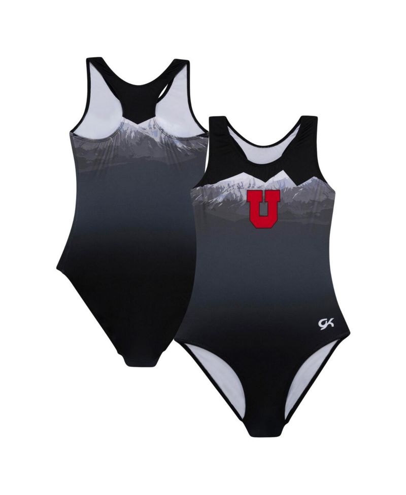 Big Boy's and Girl's Black Utah Utes Elite Replica Leotard