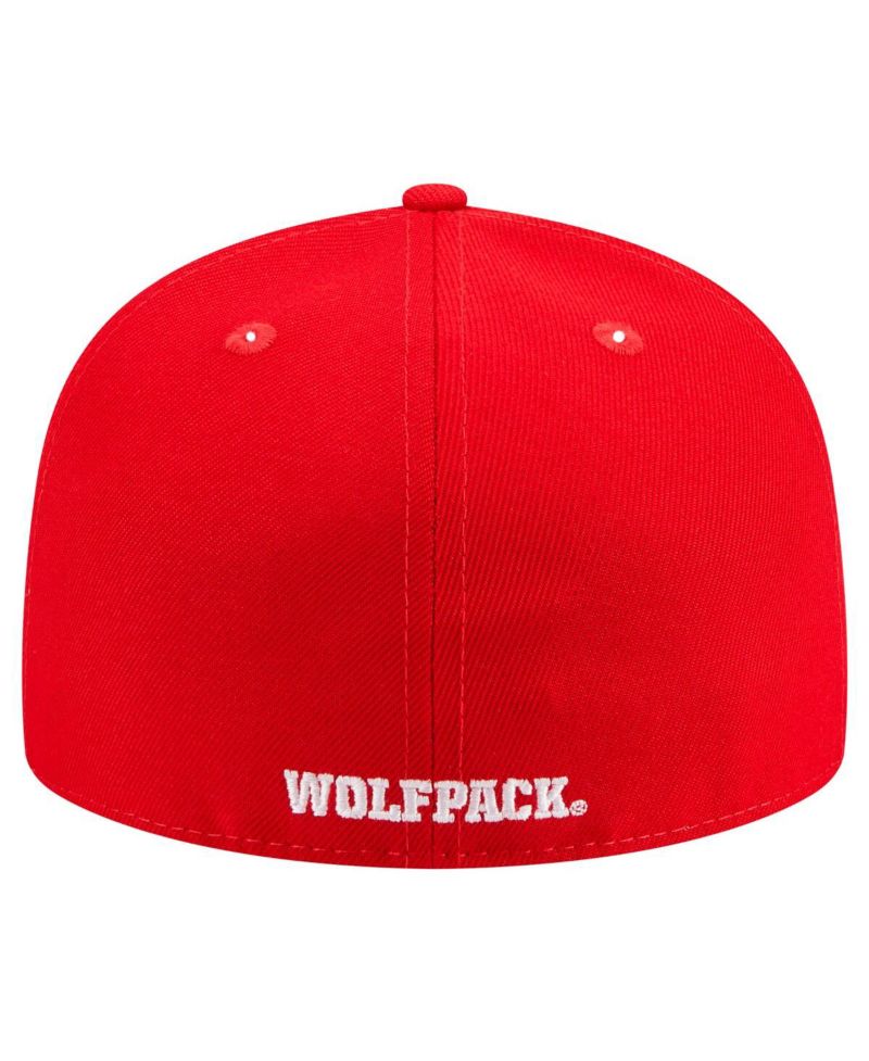 Men's Red NC State Wolfpack 59FIFTY Fitted Hat
