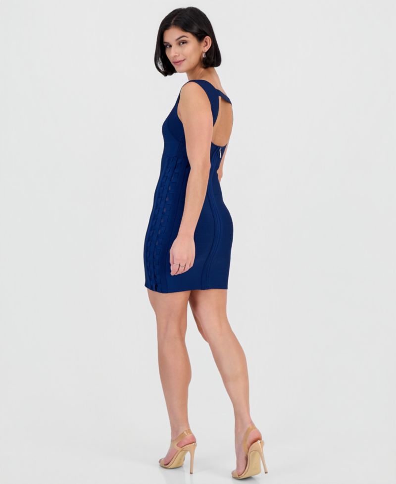 Women's Cara Braided Square-Neck Sleeveless Bandage Dress