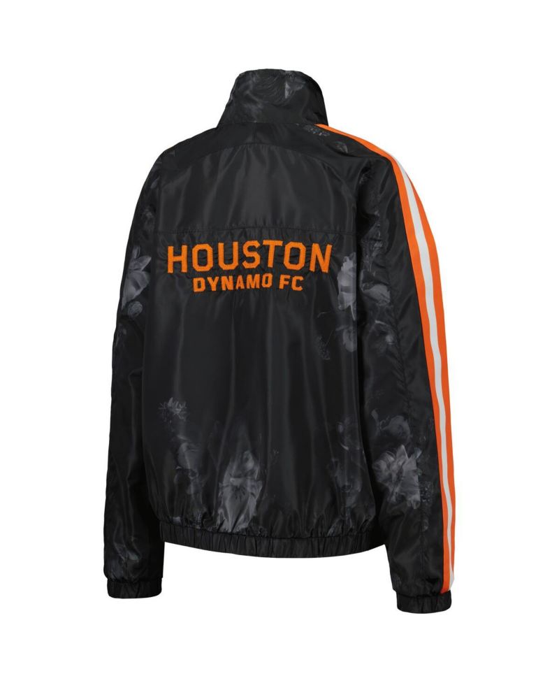 Women's Black Houston Dynamo FC Full-Zip Track Jacket