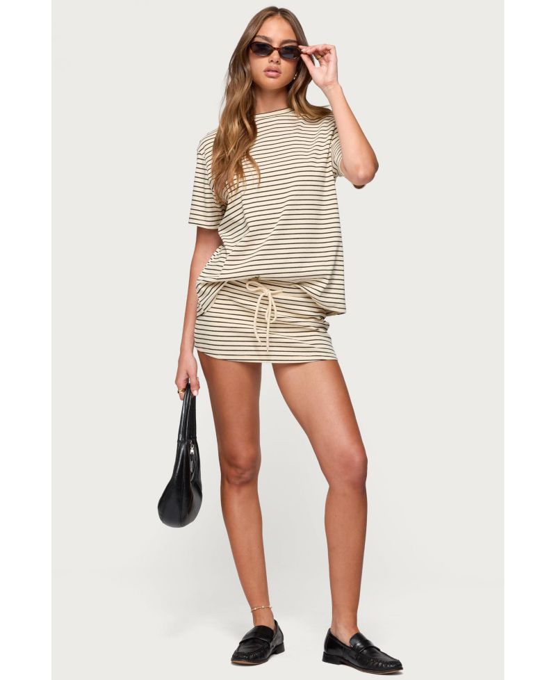 Women's Brena Striped Oversized T Shirt