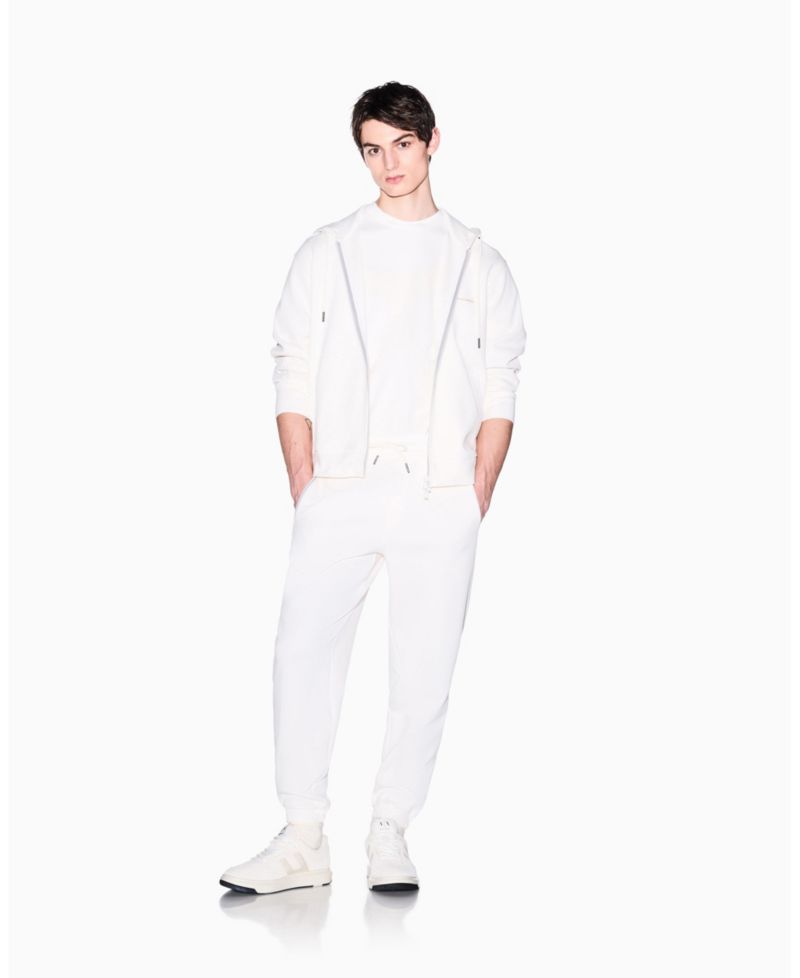 Men's White Edition Short Sleeve Layered Sweater