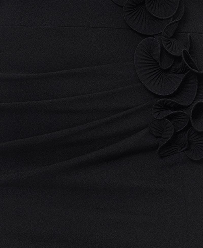 Plus Strapless Long Gown