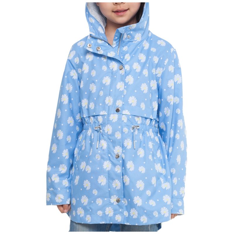 Girls Lightweight Rain Jacket Trench Coat XS-XL