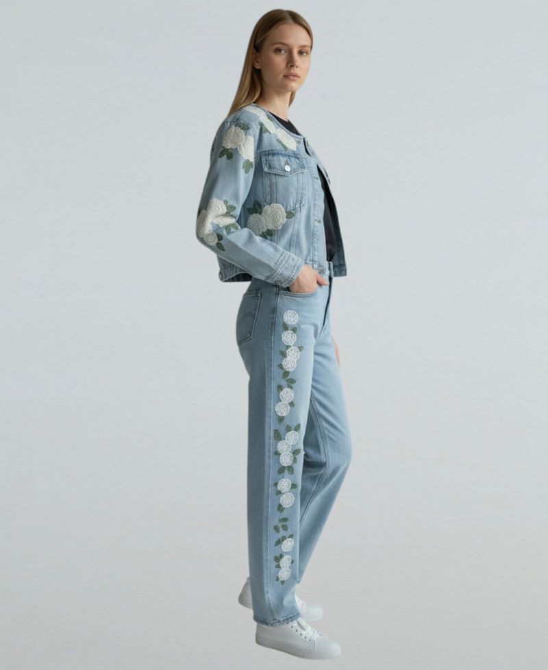 Women's High-Rise Straight-Leg Jeans