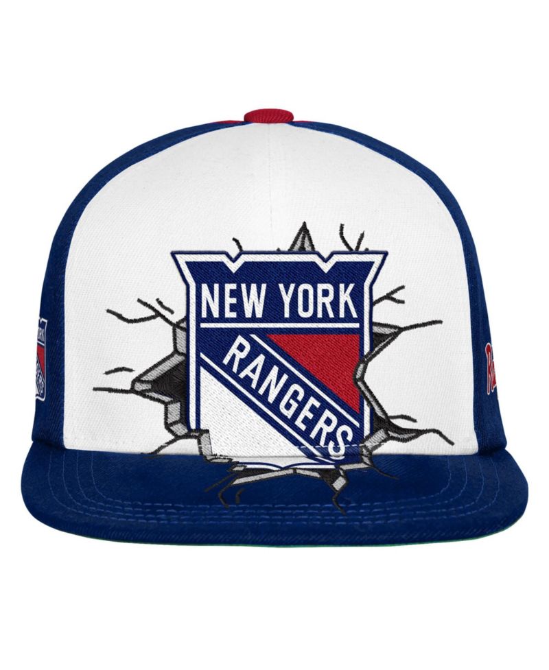 Big Boys and Girls Navy New York Rangers Mascot Snapback Hat