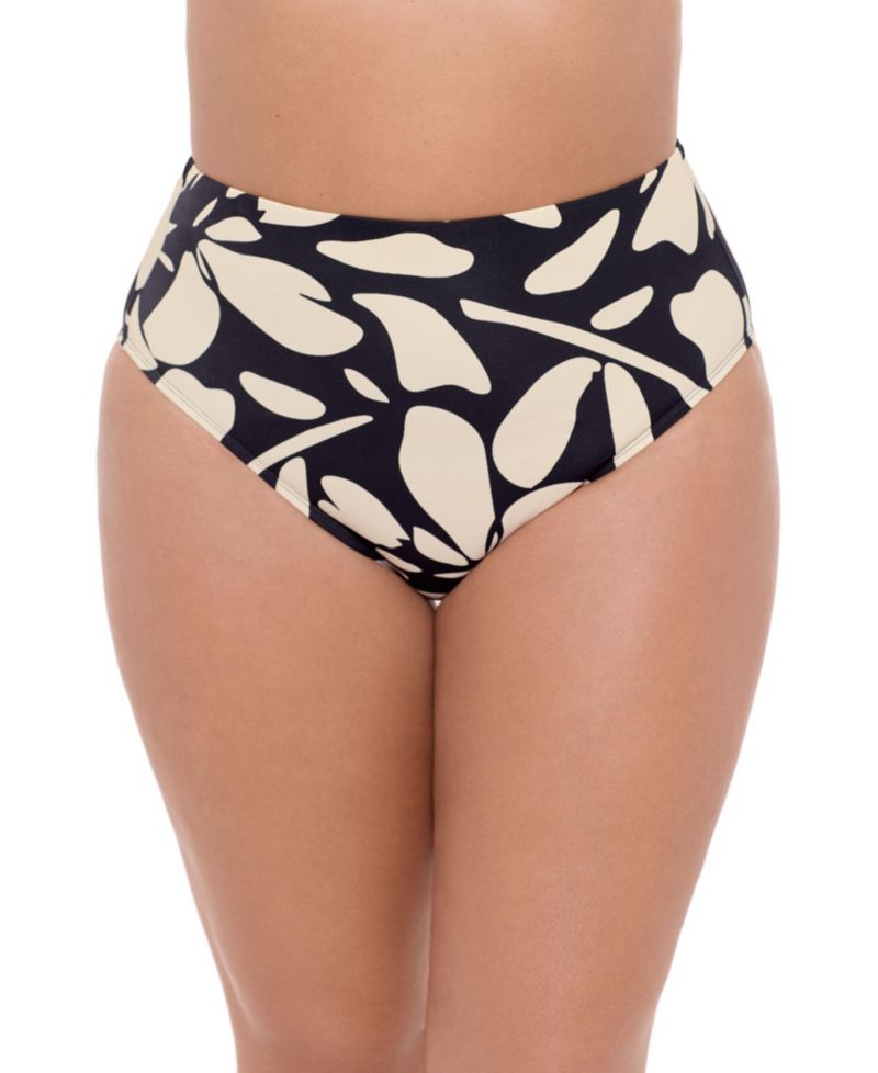 Women's Smoothing and Sculpting Classic High-Waist Swimsuit Bikini Bottoms