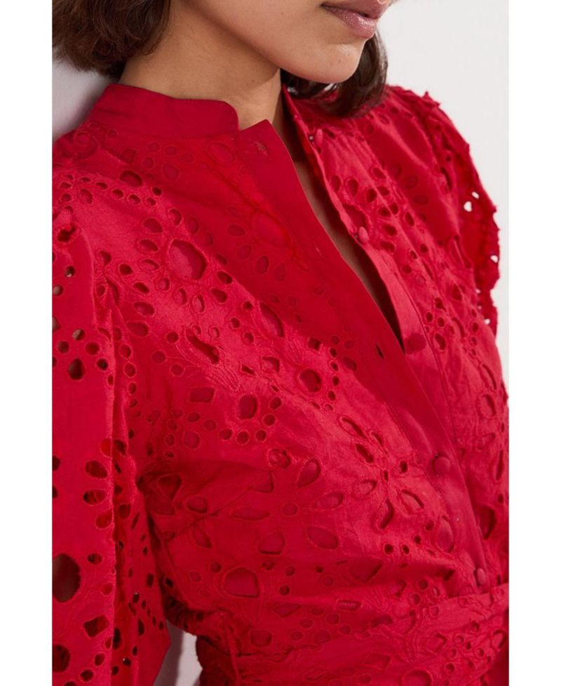 Women's Woven Tie Waist Mini Dress