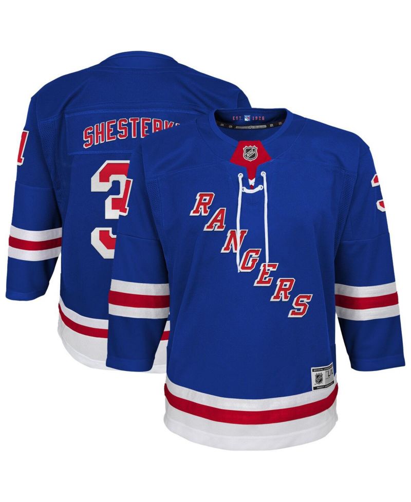 Big Boys and Girls Igor Shesterkin Blue New York Rangers Home Premier Player Jersey